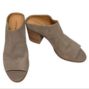 Lucky Brand Heels Size 8.5 Gray
